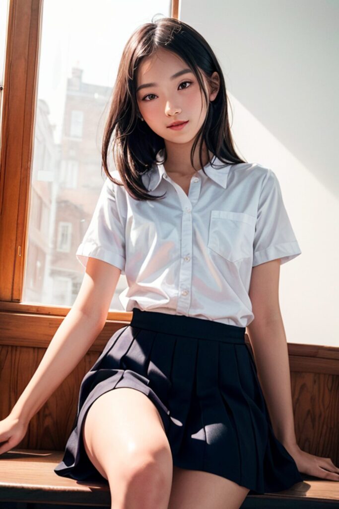 女子高生の制服姿