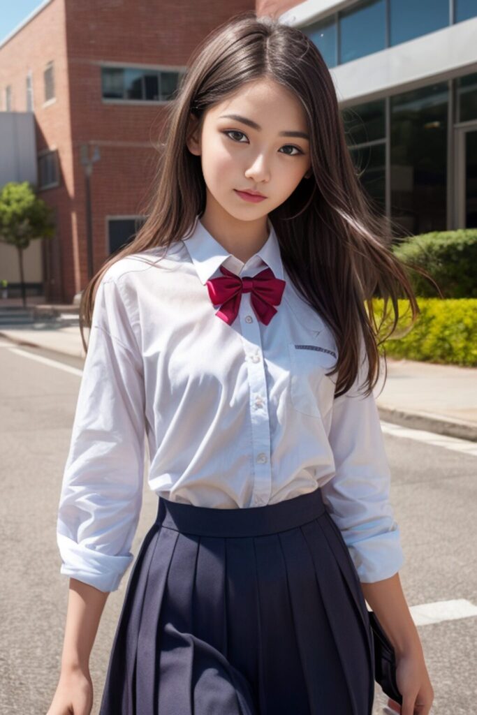 女子高生の制服姿