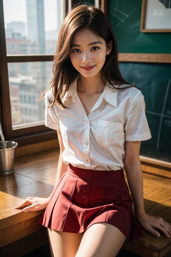 女子高生の制服姿