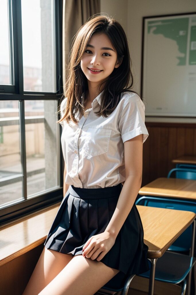 女子高生の制服姿