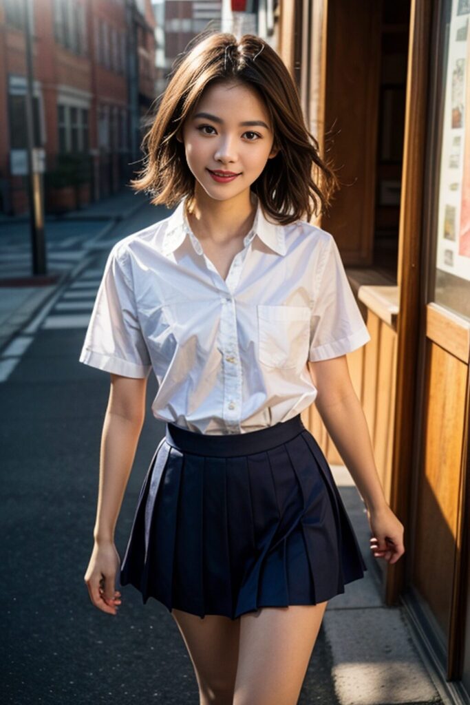 女子高生の制服姿