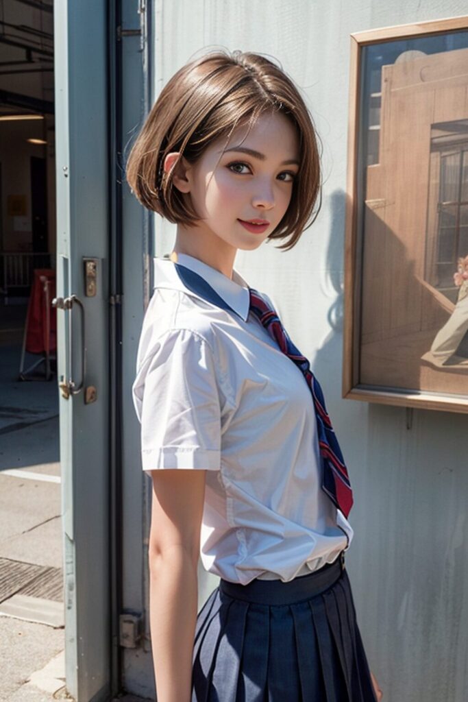 女子高生の制服姿