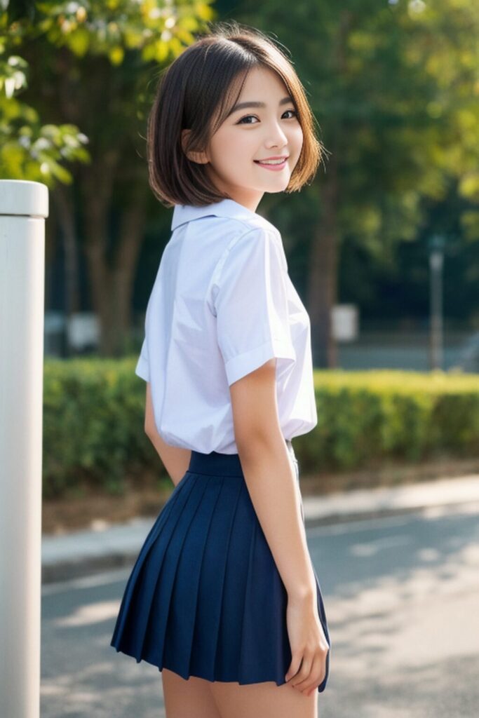 女子高生の制服姿