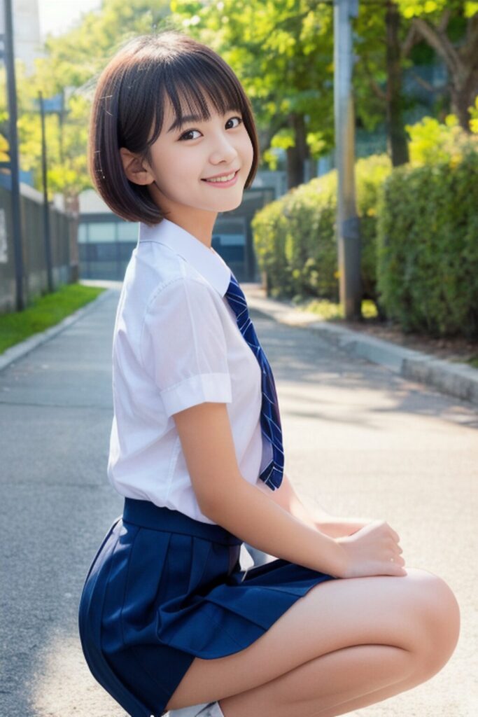 女子高生の制服姿