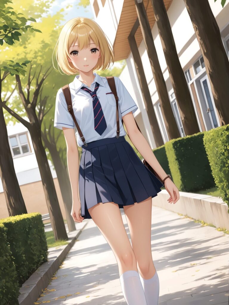 女子高生の制服姿