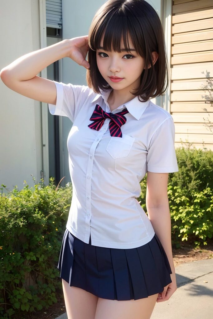 女子高生の制服姿