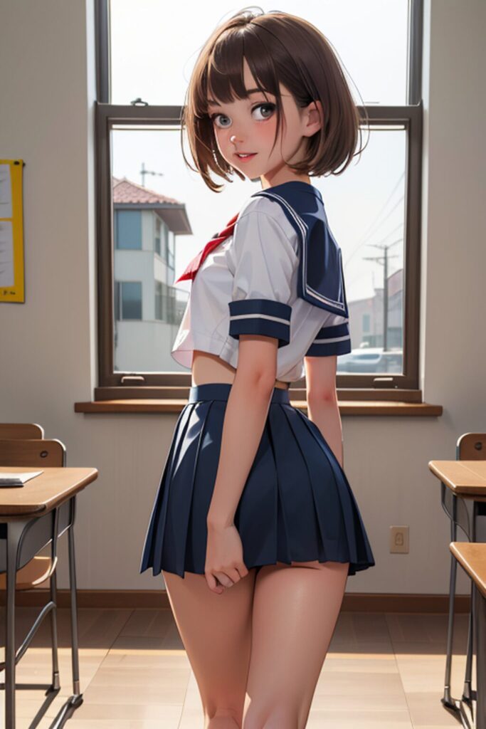 女子高生の制服姿