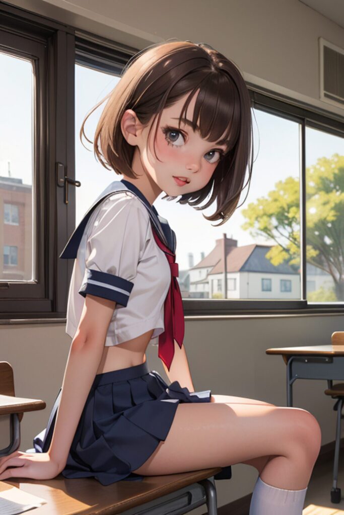 女子高生の制服姿