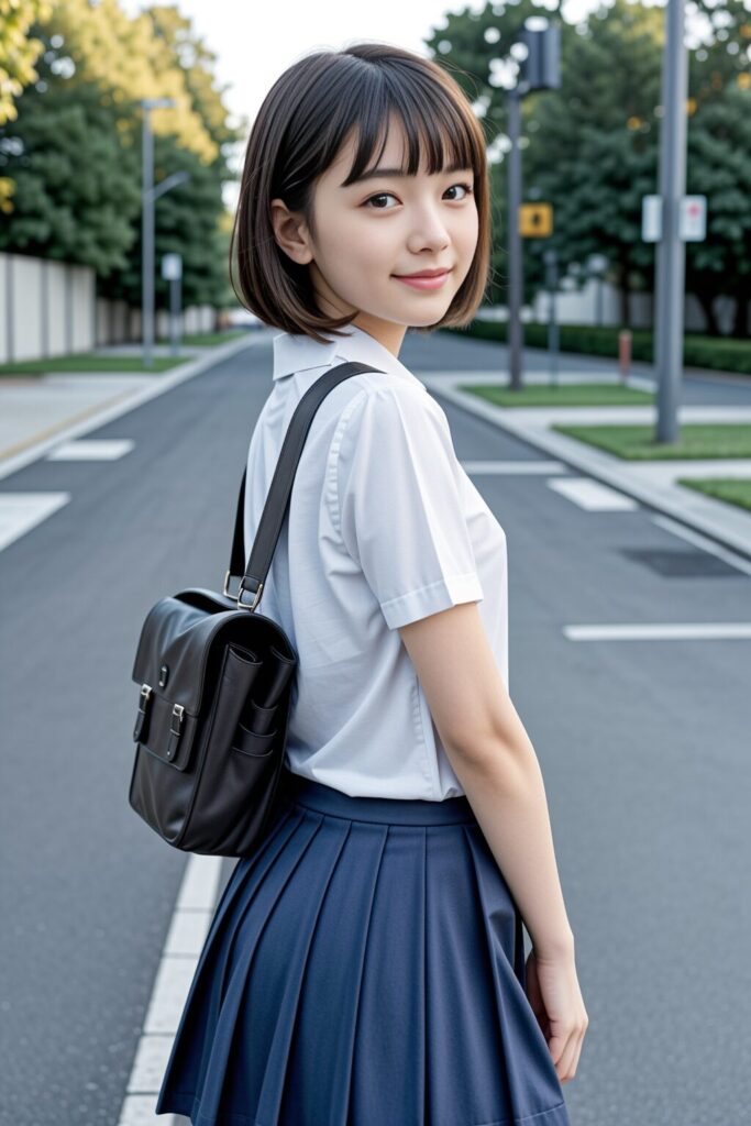 女子高生の制服姿